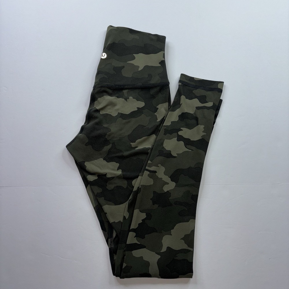 Lululemon Align High-Rise Athletic Leggings 365 Camo Size 4 XS 28" Inseam